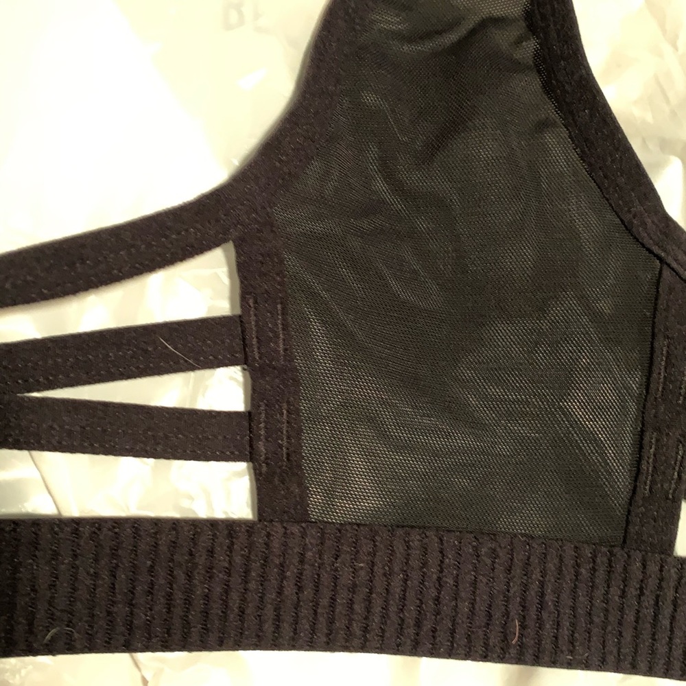 Black Racerback Sports Bra - Picture 6 of 10